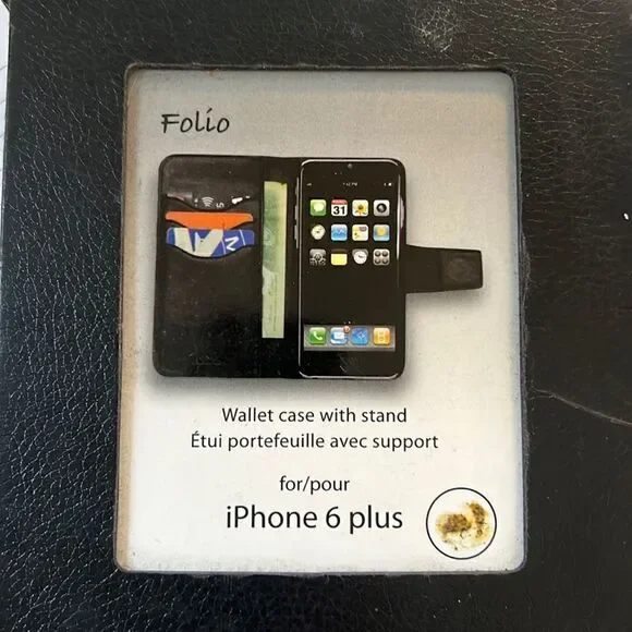 New Wallet Case With Stand for iPhone 6 plus - Picture 1 of 5